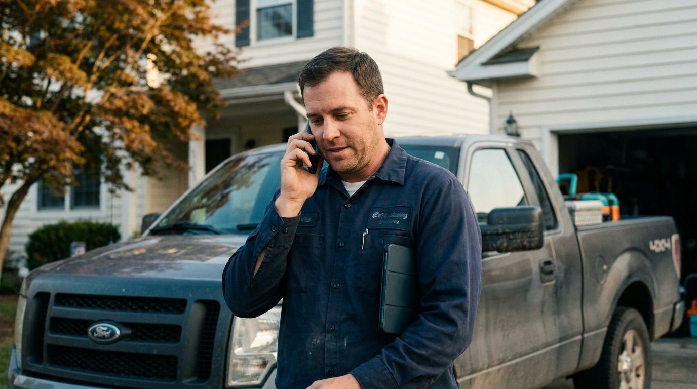 Home services answering the phone